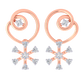 Maxi Diamond Dangler Earrings