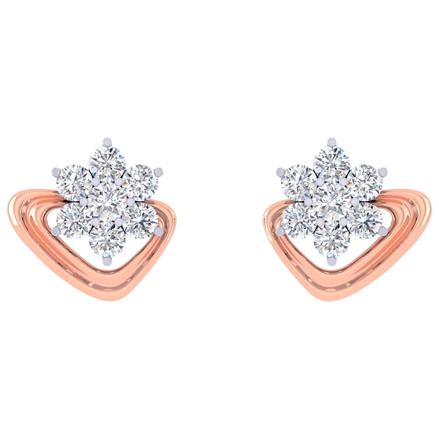 Augusta Diamond Stud Earrings