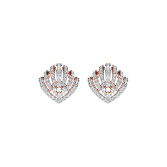 Sergia Diamond Stud Earrings