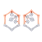 Rosa Diamond Stud Earrings