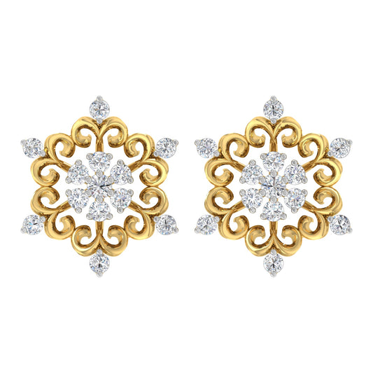 Nylah Diamond Stud Earrings