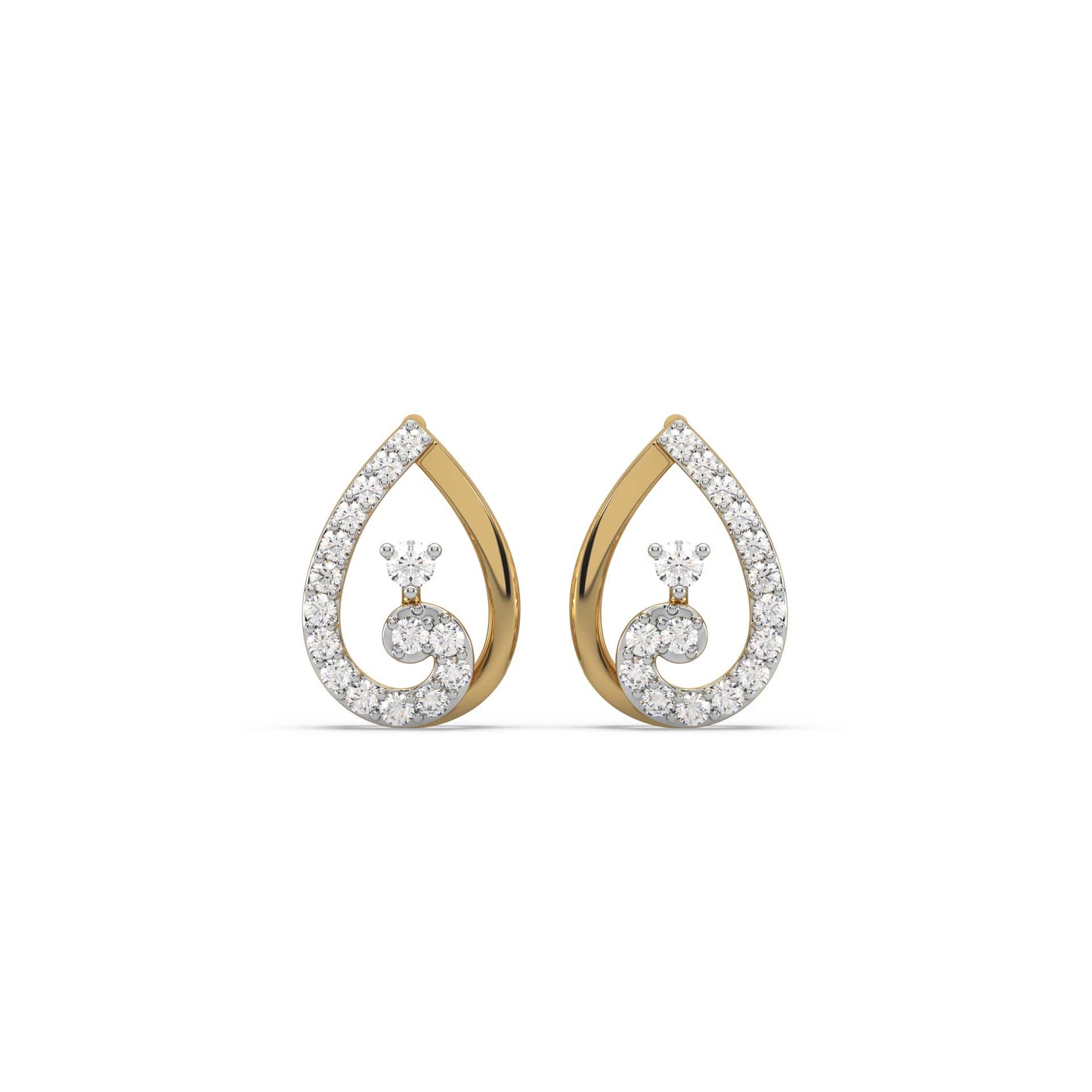 Zelda Diamond Stud Earrings