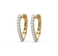 Eshe Diamond Hoop Earrings
