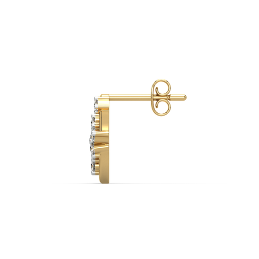 Leona Diamond Stud Earrings
