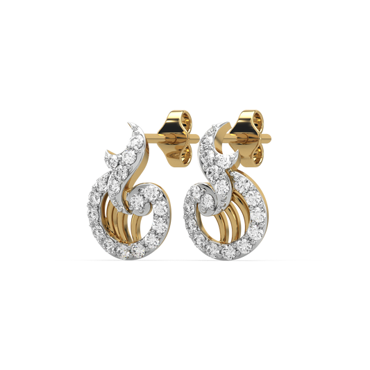 Erin Diamond Stud Earrings