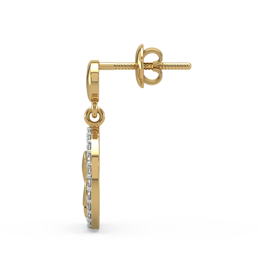Kathryn Diamond Dangling Earrings