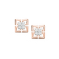 Diamond Earring for her in Rose Gold DER22898