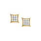 Diamond Earring for her in Yellow Gold DER22899
