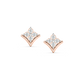 Diamond Earring for her in Rose Gold DER22921