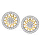 Diamond Earring for her in Yellow Gold DER22926