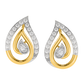 Diamond Earring for her in Yellow Gold DER22928
