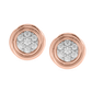 Diamond Earring for her in Yellow Gold DER22985