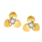 Diamond Earring for her in Yellow Gold DER22991