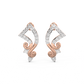 Diamond Earring for her in Rose Gold DER23073