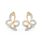 Diamond Earring for her in Yellow Gold DER23074