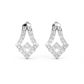 Diamond Earring for her in White Gold DER23075