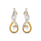 Diamond Earring for her in Yellow Gold DER23078