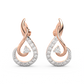 Diamond Earring for her in Rose Gold DER23080