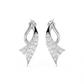 Diamond Earring for her in White Gold DER23082