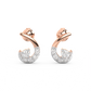 Diamond Earring for her in Rose Gold DER23085