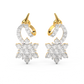 Diamond Earring for her in Yellow Gold DER23090