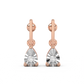 Diamond Earring for her in Rose & White Gold DER23099