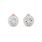 Diamond Earring for her in Rose & White Gold DER23101