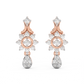 Diamond Earring for her in Rose Gold DER23107