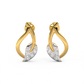 Diamond Earring for her in Yellow Gold DER23120