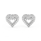 Diamond Earring for her in White Gold DER23134