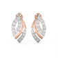 Diamond Earring for her in Rose Gold DER23136