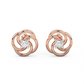 Diamond Earring for her in Rose & White Gold DER23153