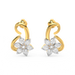 Diamond Earring for her in Yellow Gold DER23168