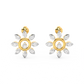 Diamond Earring for her in Yellow Gold DER23170