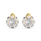 Diamond Earring for her in Yellow Gold DER23171