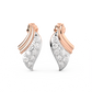 Diamond Earring for her in Rose Gold DER23172