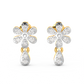 Diamond Earring for her in Yellow Gold DER23173