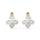 Diamond Earring for her in Yellow Gold DER23174