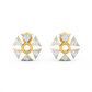 Diamond Earring for her in Yellow Gold DER23175