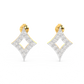 Diamond Earring for her in Yellow Gold DER23176