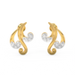 Diamond Earring for her in Yellow & White Gold DER23183