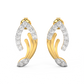 Diamond Earring for her in Yellow Gold DER23186