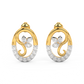 Diamond Earring for her in Yellow Gold DER23191