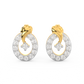 Diamond Earring for her in Yellow Gold DER23194