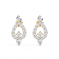 Diamond Earring for her in Yellow Gold DER23200
