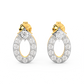 Diamond Earring for her in Yellow Gold DER23202