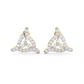 Diamond Earring for her in Yellow Gold DER23212