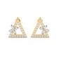 Diamond Earring for her in Rose & White Gold DER23217