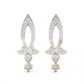 Diamond Earring for her in Yellow Gold DER23222