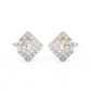 Diamond Earring for her in Yellow Gold DER23231